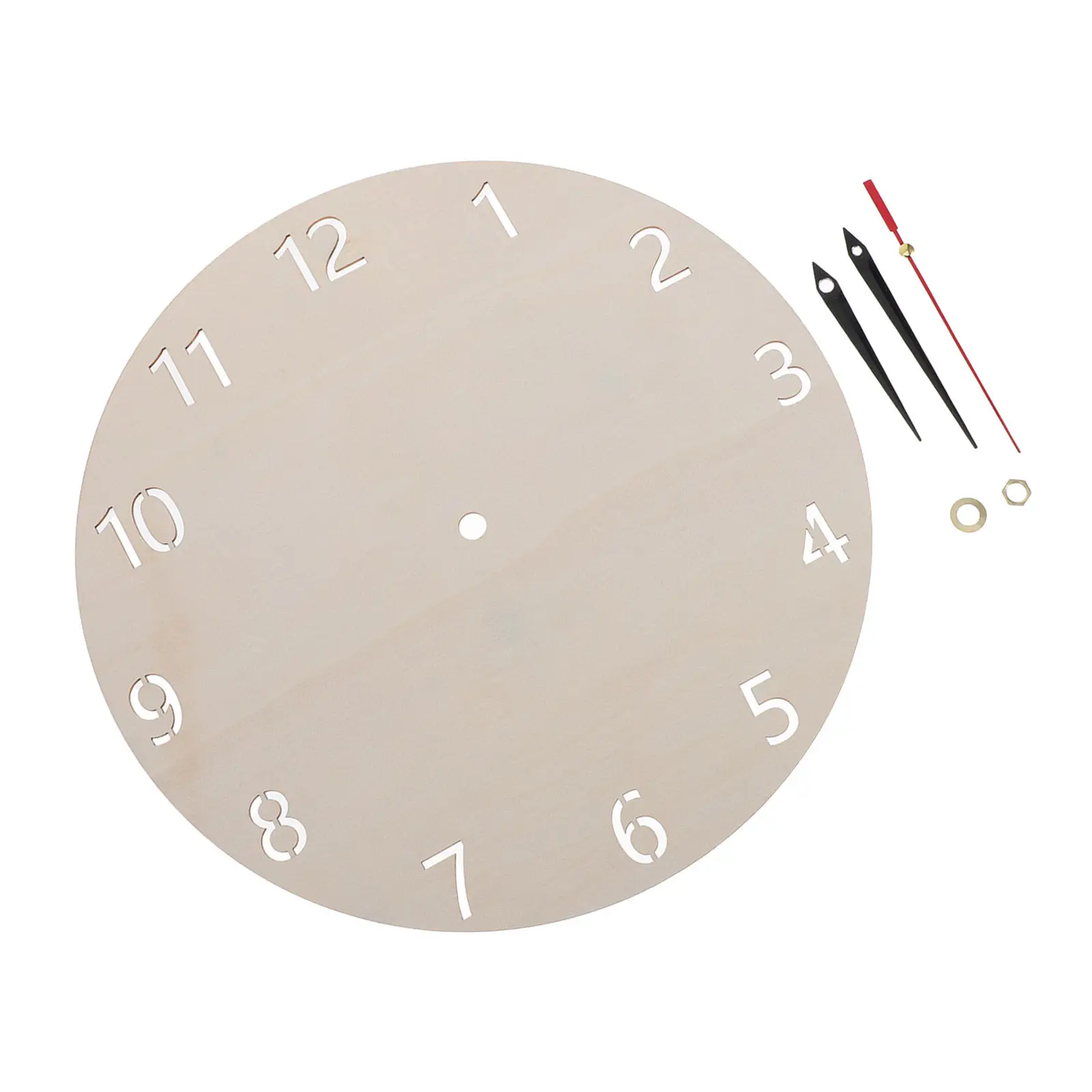 2Set Wood Clock Face Blank Large Round Unfinished Clock Dial 30Cm DIY Painting Craft Base Arabic Numerals Wall Panel Replacement
2Set Wood Clock Face Blank Large Round Unfinished Clock Dial 30Cm DIY Painting Craft Base Arabic Numerals Wall Panel Replacement
