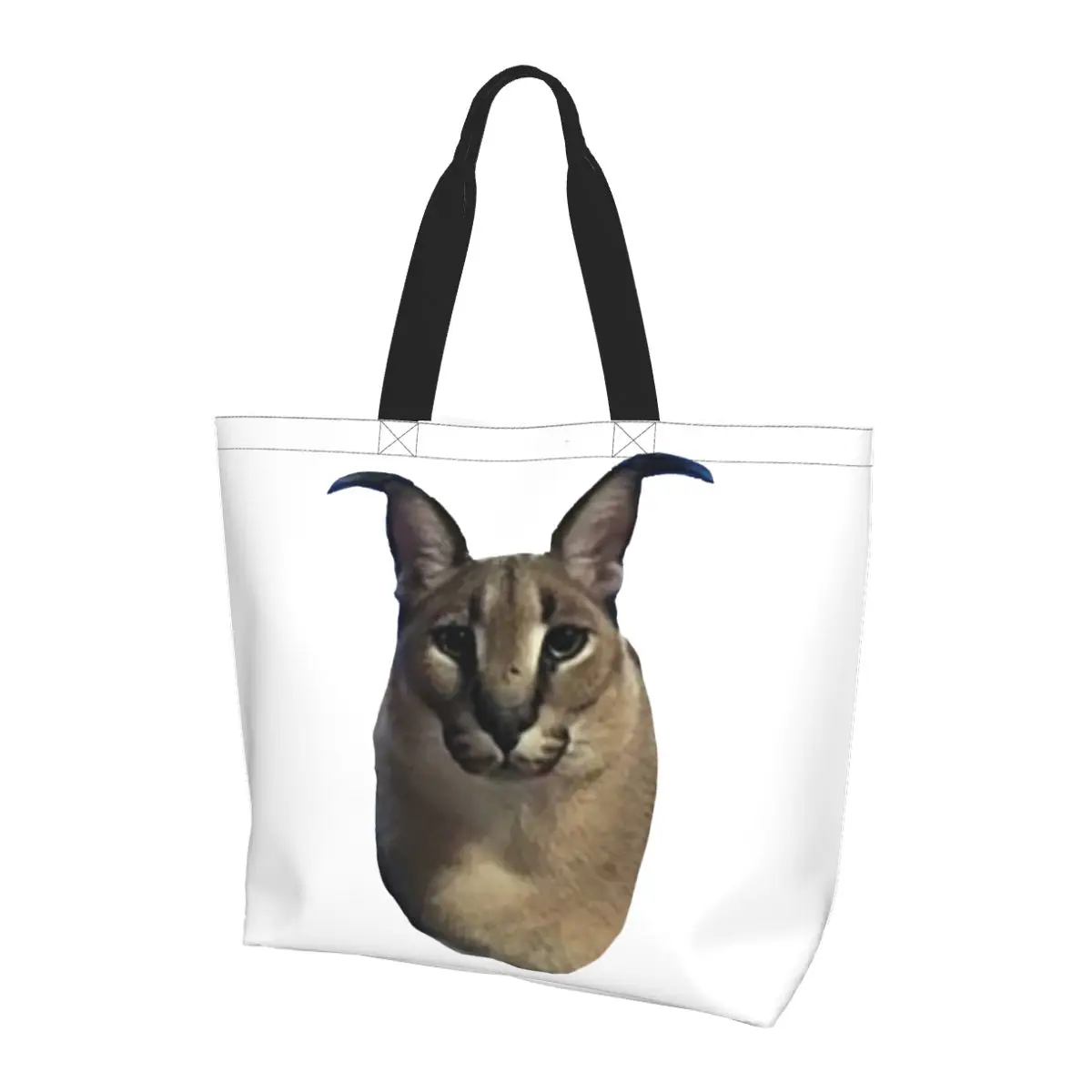 Big Floppa Animal Cat Shopping Tote Bag Canvas Large Capacity Shoulder Bags Shopper Grocery Handbag for Women
Big Floppa Animal Cat Shopping Tote Bag Canvas Large Capacity Shoulder Bags Shopper Grocery Handbag for Women