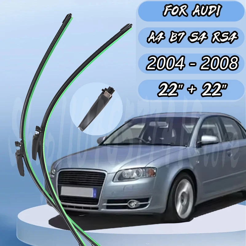 Front Wiper Blades For Audi A4 B7 S4 RS4 2004 - 2008 Windshield Windscreen Window Car Rain Brushes 22"+22" Silent upgrade
Front Wiper Blades For Audi A4 B7 S4 RS4 2004 - 2008 Windshield Windscreen Window Car Rain Brushes 22"+22" Silent upgrade