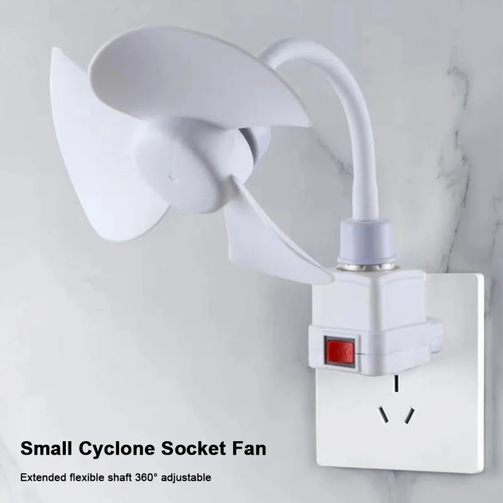 for Kitchen Room Indoor Ceiling Fan Light E27 Base/USB Light Bulb Fan with Socket Hose Extender Small Ceiling Fan Light