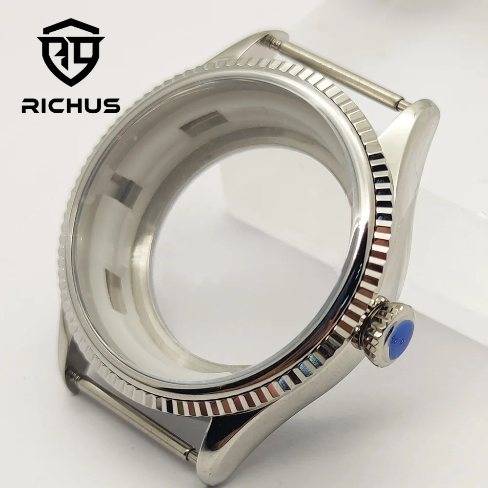 RICHUS NH35 Watch Case 39mm Silver Stainless Steel Watch Case Sapphire Glass Fit NH34 NH35 NH36 ETA2824 PT5000 Movement
RICHUS NH35 Watch Case 39mm Silver Stainless Steel Watch Case Sapphire Glass Fit NH34 NH35 NH36 ETA2824 PT5000 Movement
