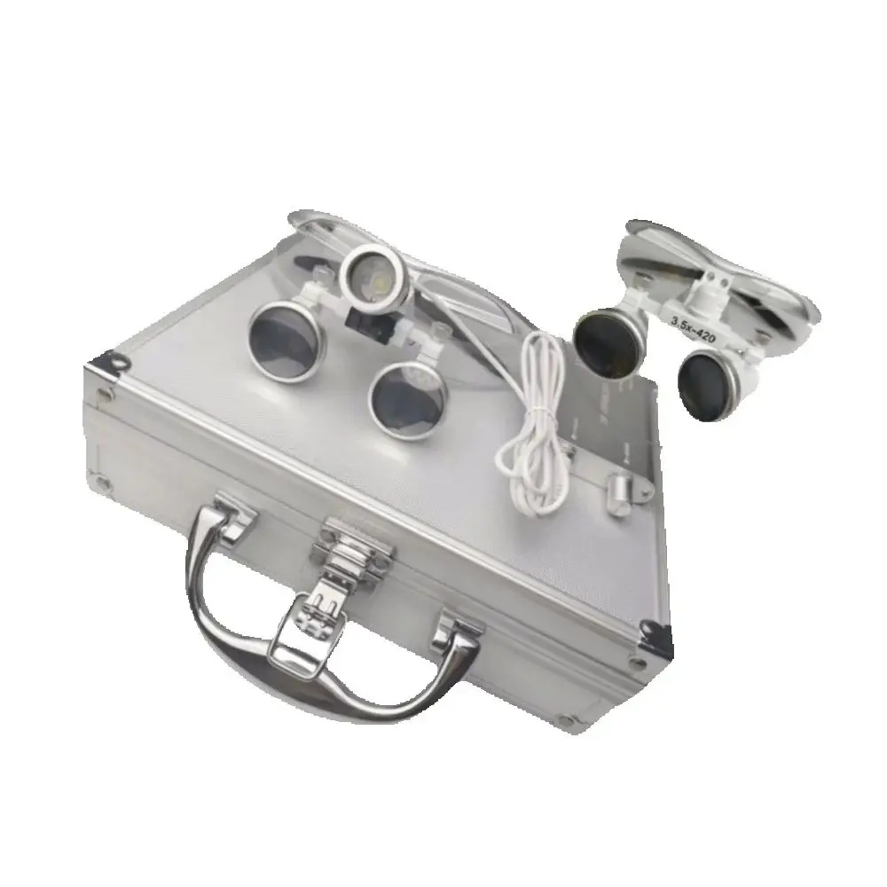 Dental Tools Dentistry Binocular Magnifier 3.5X Ultra-lightweight Optical Loupes 320mm-420mm Magnifying Glass for Dental Surgery
Dental Tools Dentistry Binocular Magnifier 3.5X Ultra-lightweight Optical Loupes 320mm-420mm Magnifying Glass for Dental Surgery