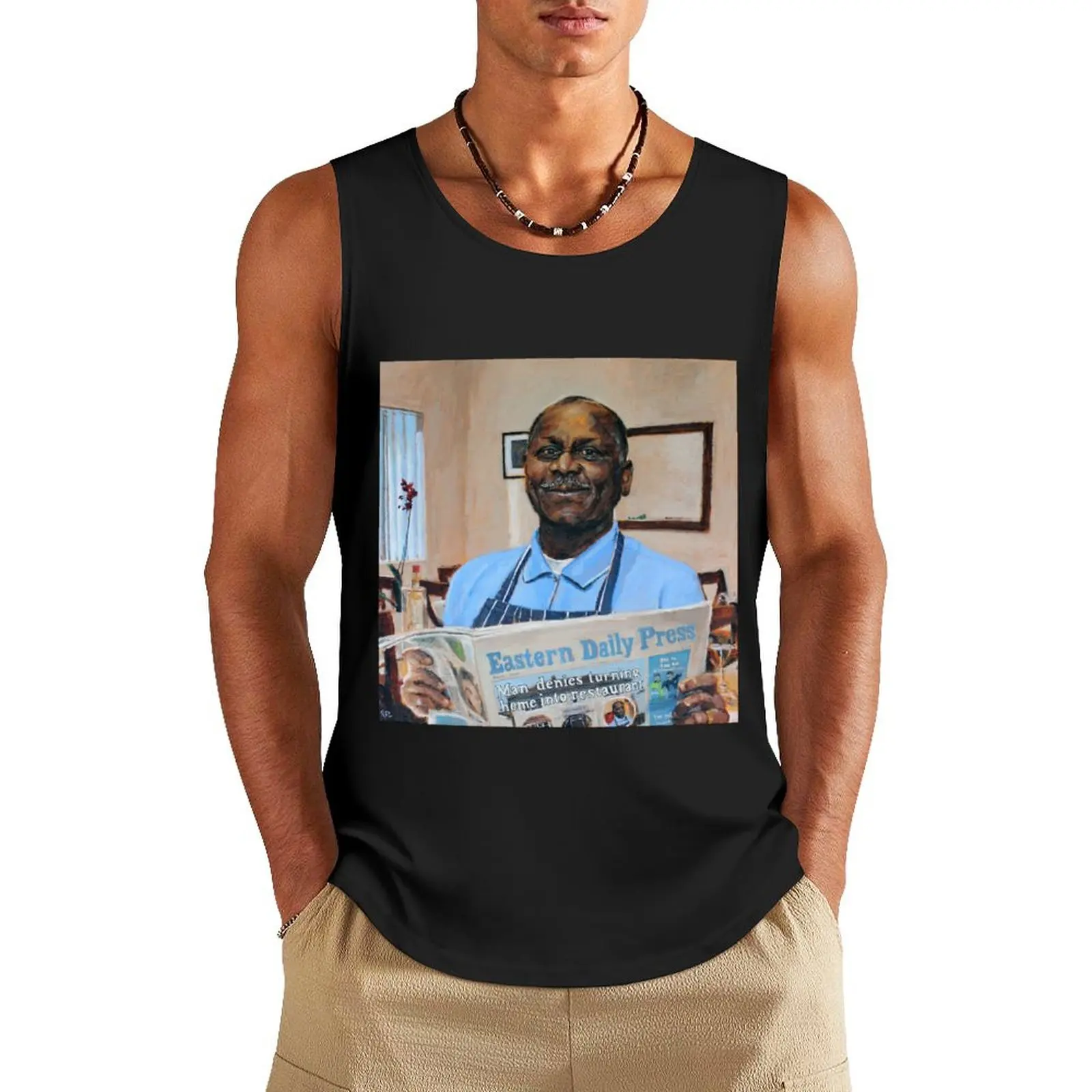 Man Denies Turning Home Into Restaurant Tank Top Men's summer t-shirt gym for men
Man Denies Turning Home Into Restaurant Tank Top Men's summer t-shirt gym for men