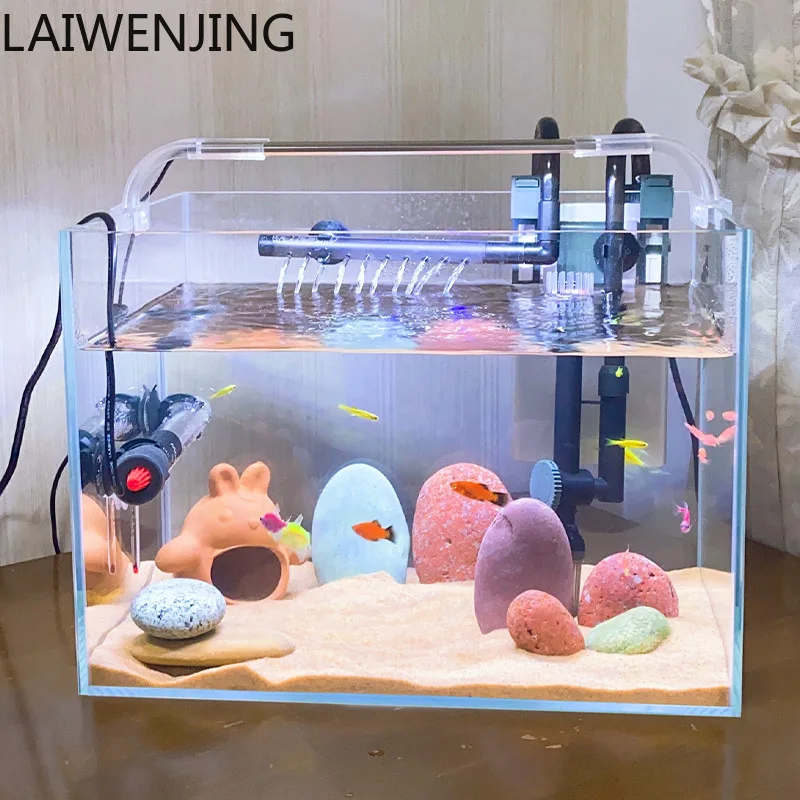 SGF ultra-white fish tank glass desktop living room ecological small landscaping aquatic plant tank
SGF ultra-white fish tank glass desktop living room ecological small landscaping aquatic plant tank