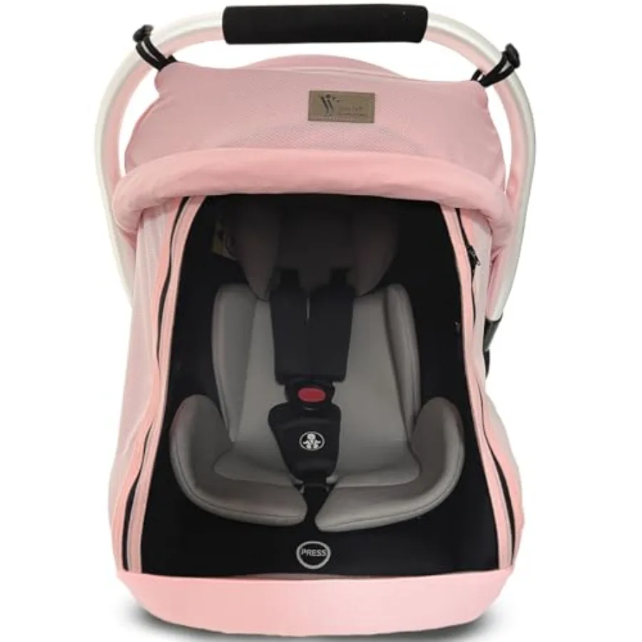 CarSeat Covers for Babies - Universal Baby Car Seat Covers for Girl Summer Infants Carseat Covers Breathable with Inner Bug Net
CarSeat Covers for Babies - Universal Baby Car Seat Covers for Girl Summer Infants Carseat Covers Breathable with Inner Bug Net
