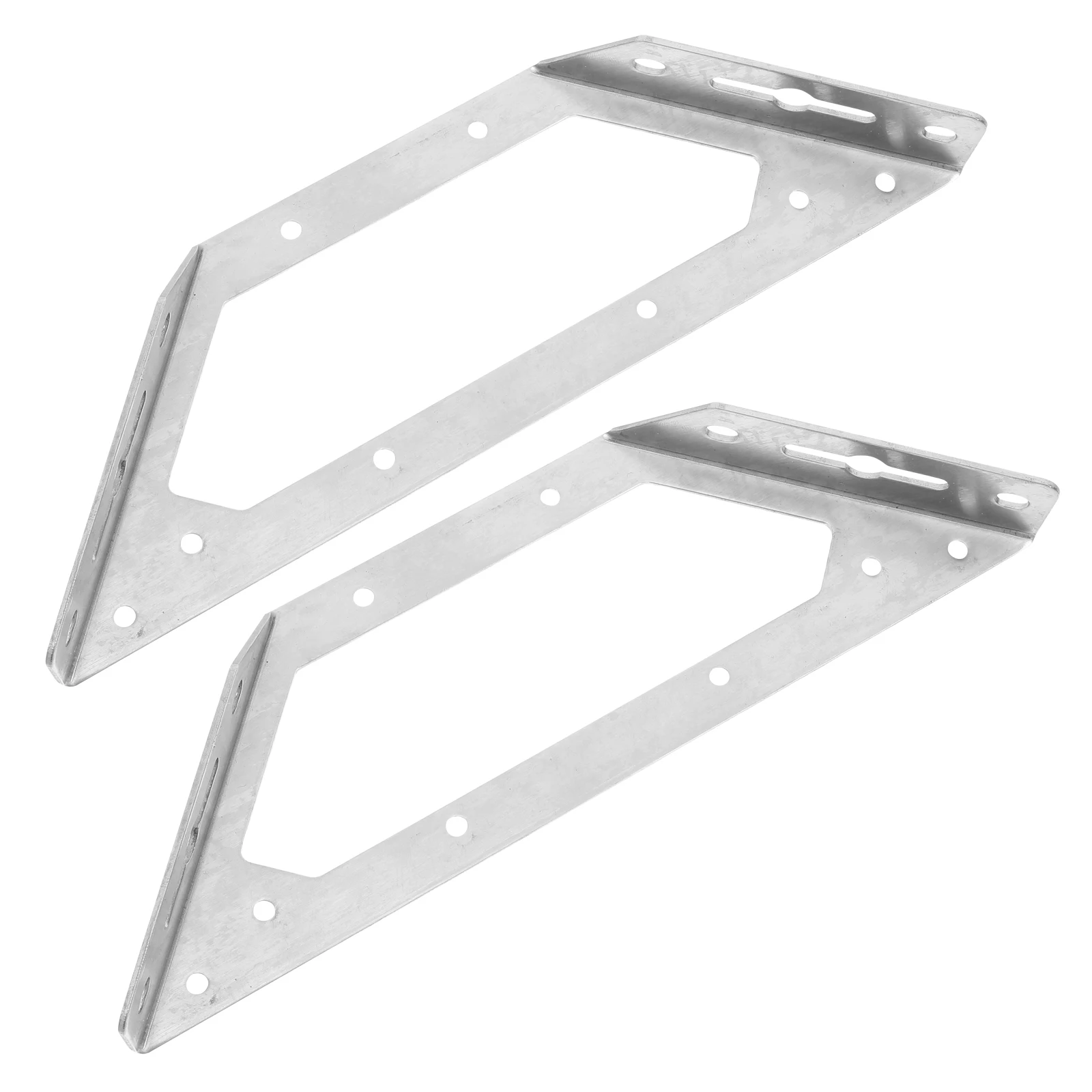 2pcs Stainless Steel Corner Brackets Heavy Duty Universal Angle Support Shelf Connectors For Furniture Wood Cabinet Table Chair
2pcs Stainless Steel Corner Brackets Heavy Duty Universal Angle Support Shelf Connectors For Furniture Wood Cabinet Table Chair