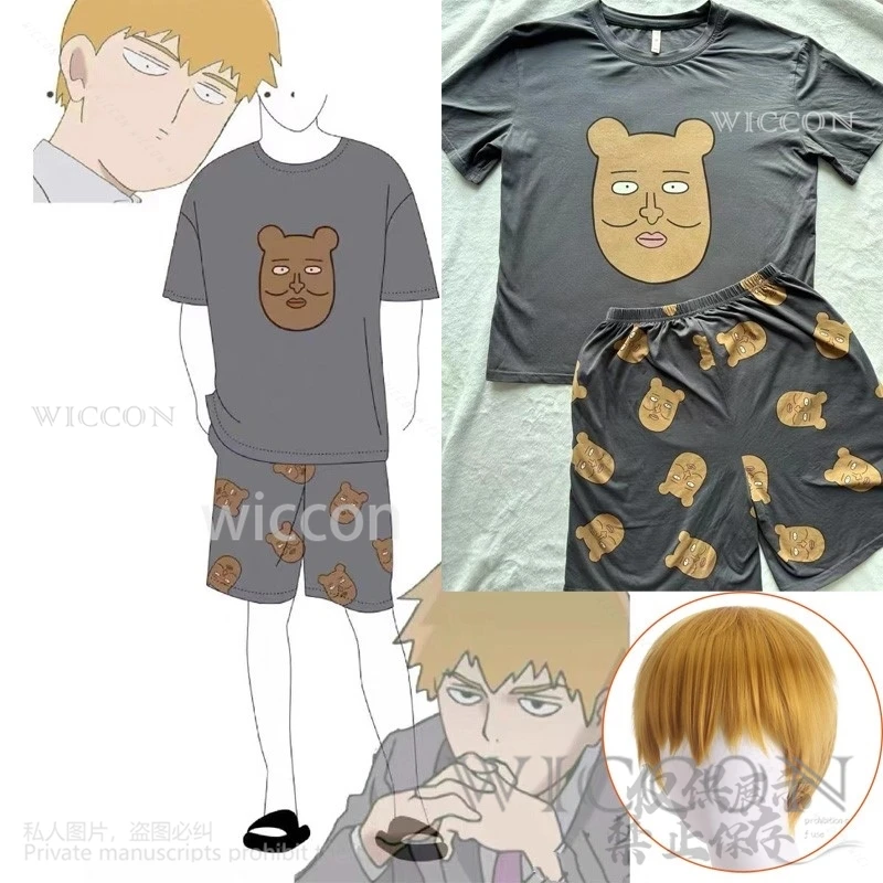 Anime Psycho Mobb 100 Cosplay Reigen Arataka Costume Pajamas T-shirt Pants Suit Wigs For Halloween Party Birthday Gifts Cosplay
Anime Psycho Mobb 100 Cosplay Reigen Arataka Costume Pajamas T-shirt Pants Suit Wigs For Halloween Party Birthday Gifts Cosplay