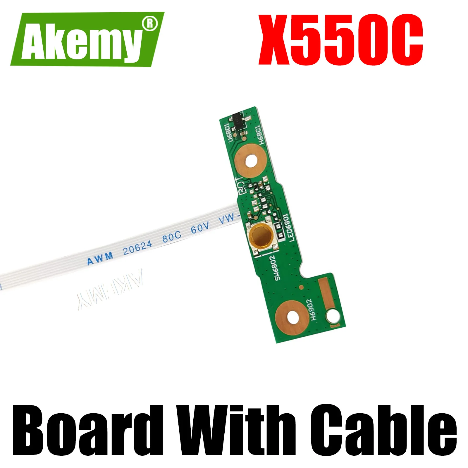 For Asus X550 X550V X550C X550CC X550CA X550VC X550VB X550IU X550I A550v Power Button Board With Cable Full Tested
For Asus X550 X550V X550C X550CC X550CA X550VC X550VB X550IU X550I A550v Power Button Board With Cable Full Tested