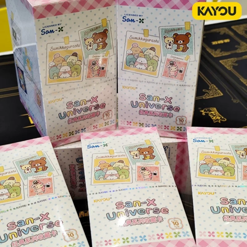 Kayou Collectible Trading Cards Blind Box San X Universe Rilakkuma Sumikkogurashi Monokuro Boo Cute Cartoon For Adult Collection
Kayou Collectible Trading Cards Blind Box San X Universe Rilakkuma Sumikkogurashi Monokuro Boo Cute Cartoon For Adult Collection