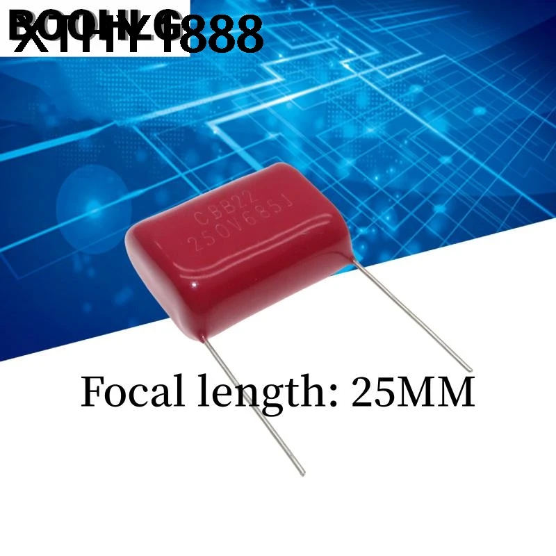 2 шт. 400V685J 6.8UF, шаг 25 мм, 6800NF 400V, 31 мм 250V, 685 630V, 685J 41 мм, пленочный конденсатор CBB из полипропилена
2 шт. 400V685J 6.8UF, шаг 25 мм, 6800NF 400V, 31 мм 250V, 685 630V, 685J 41 мм, пленочный конденсатор CBB из полипропилена