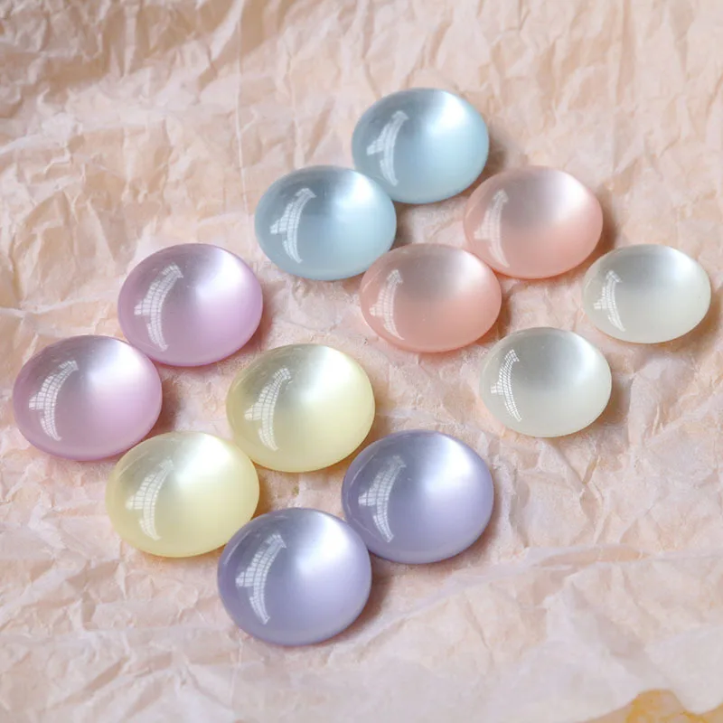Imitation Cat's Eye Stone Fritillaria Colorful Smooth Surface Circular Plate Accessories DIY Resin Handmade Beading 80pcs 18mm
Imitation Cat's Eye Stone Fritillaria Colorful Smooth Surface Circular Plate Accessories DIY Resin Handmade Beading 80pcs 18mm