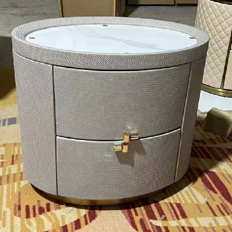 Round Gray Luxury Bedside Table Italian Minimalist Coffee Bedroom Bedside Table Living Room Small Mesitas De Noche Furniture
Round Gray Luxury Bedside Table Italian Minimalist Coffee Bedroom Bedside Table Living Room Small Mesitas De Noche Furniture