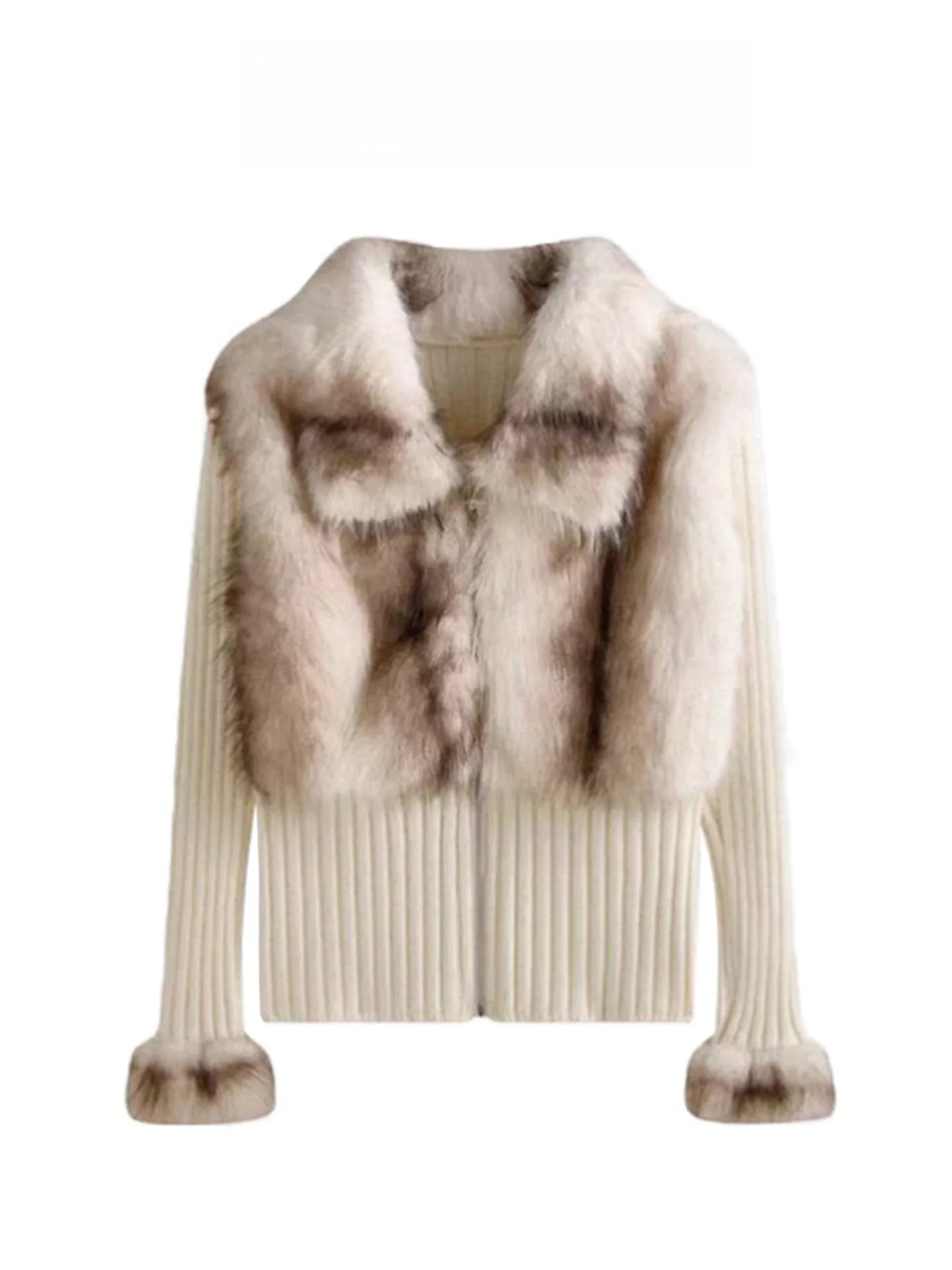 French Style Knitted Sweater Coat Women's Short Slim Fit Fur Collar Fashionable Autumn Winter Outerwear Ladies Premium Quality
French Style Knitted Sweater Coat Women's Short Slim Fit Fur Collar Fashionable Autumn Winter Outerwear Ladies Premium Quality