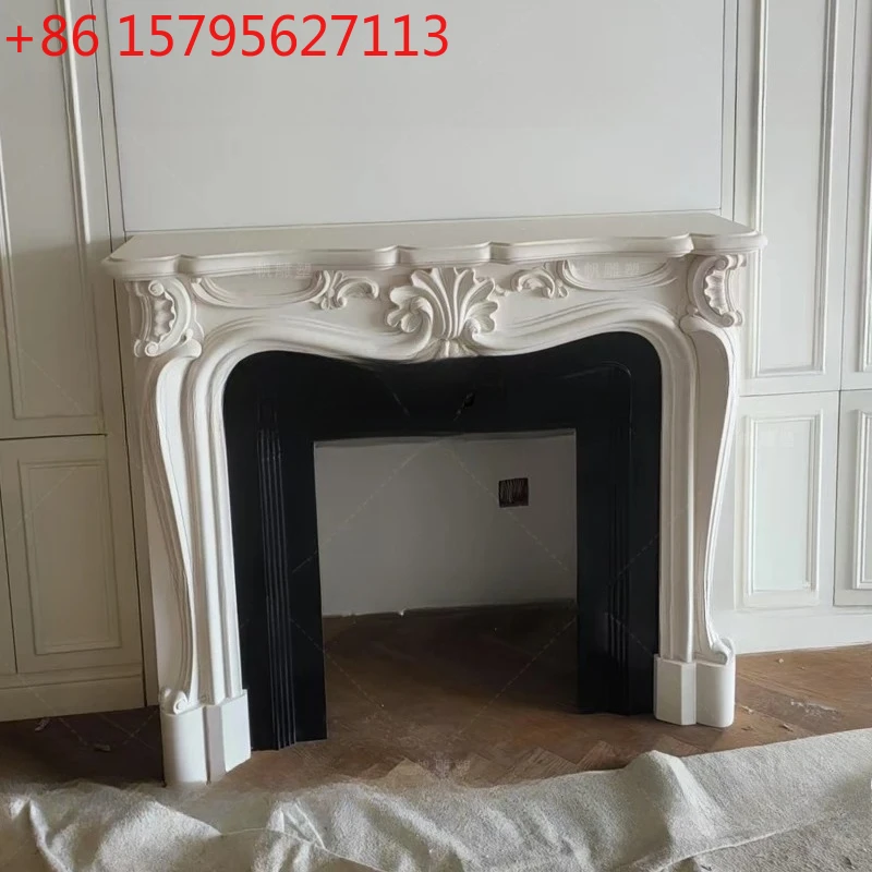 Marble fireplace French natural marble stone fireplace living room fireplace decoration
Marble fireplace French natural marble stone fireplace living room fireplace decoration