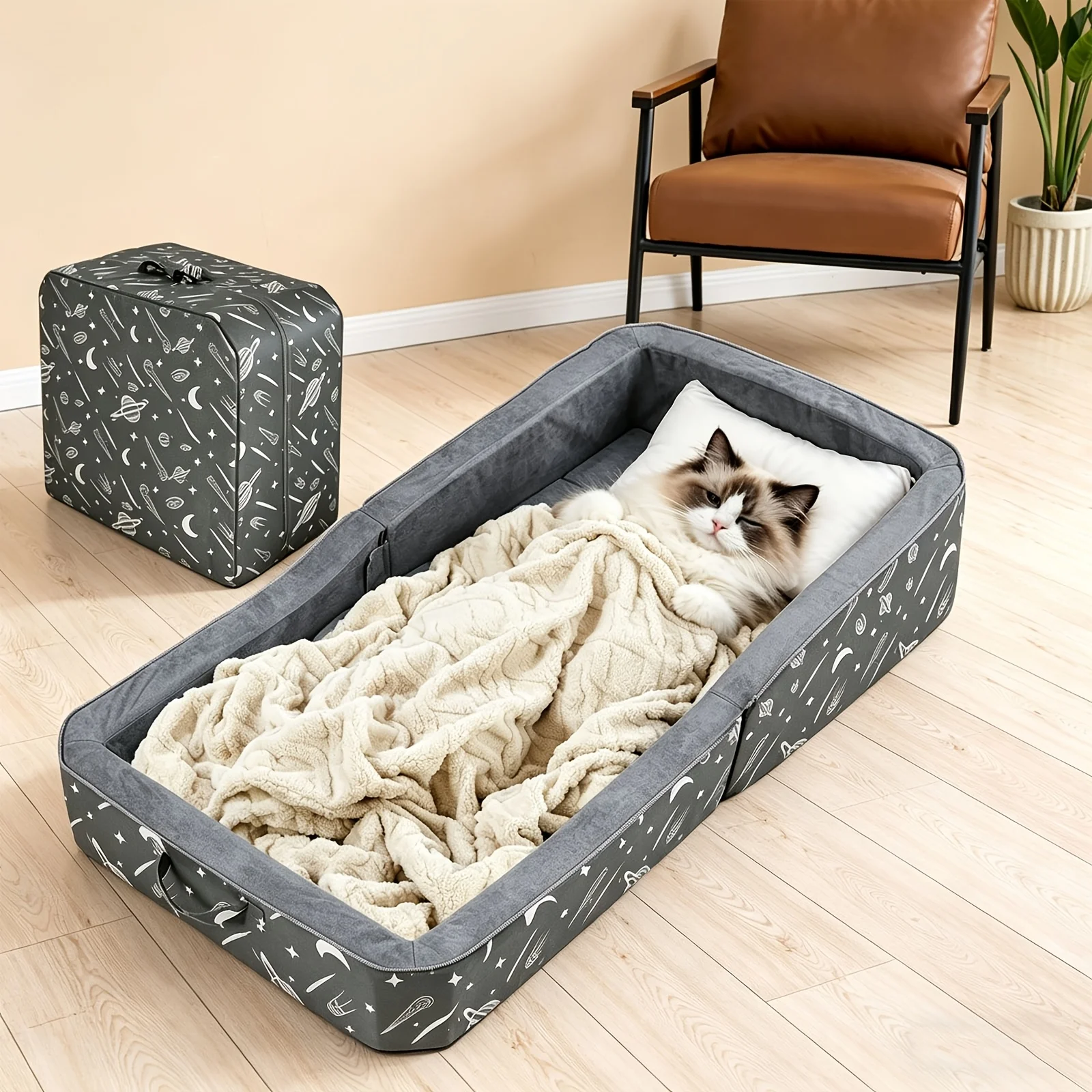 Dog Bed Floor Bed, Foldable Portable Beds for Home/Playing/Nap/Hotel, Floor Bed with Washable Cloth Cover, Memory Foam Dog Bed w
Dog Bed Floor Bed, Foldable Portable Beds for Home/Playing/Nap/Hotel, Floor Bed with Washable Cloth Cover, Memory Foam Dog Bed w