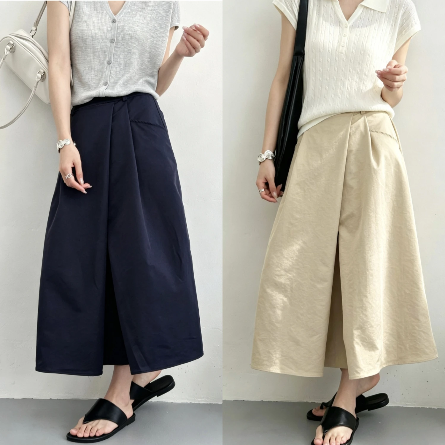 High Waist A-Line Midi Skirt Women's Workwear Anti-Wrinkle Super Cotton Long Split Half Body Skirt Summer 2026 Polyester Fiber
High Waist A-Line Midi Skirt Women's Workwear Anti-Wrinkle Super Cotton Long Split Half Body Skirt Summer 2026 Polyester Fiber