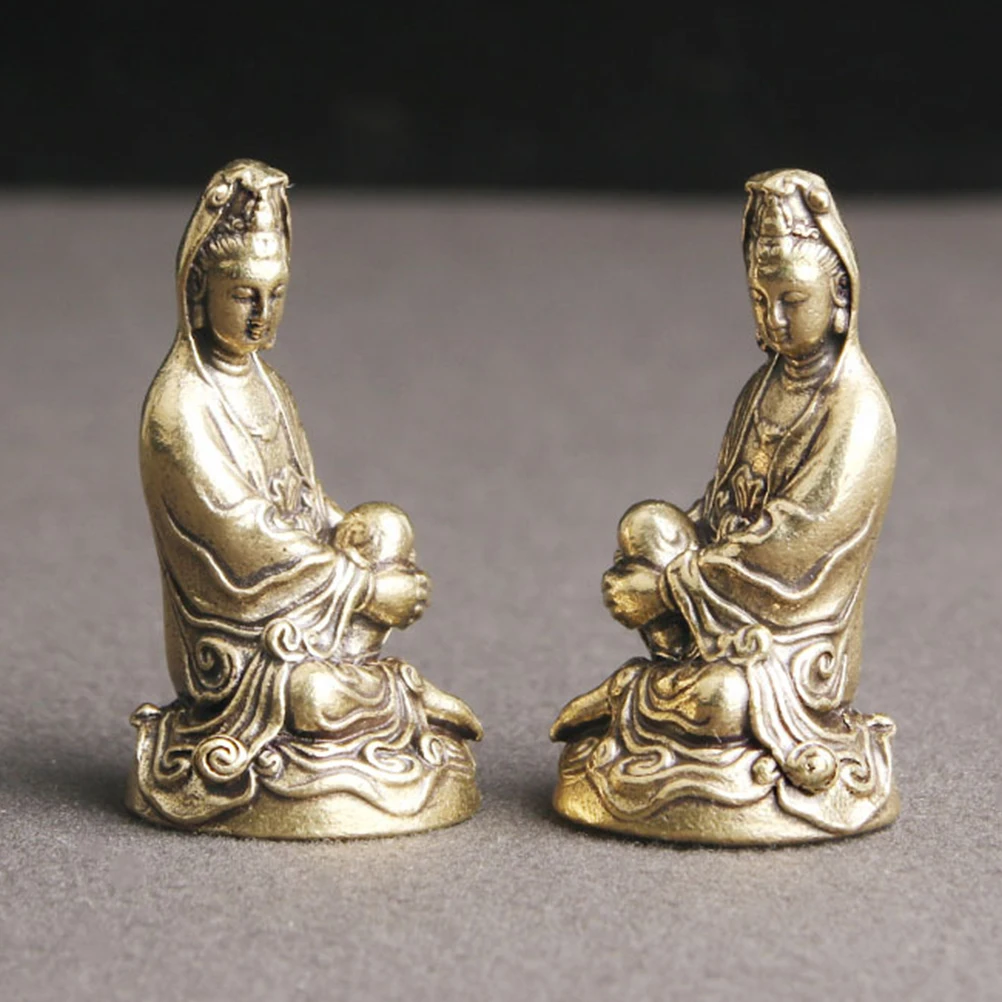2pcs Avalokitesvara Statue Brass Craft Decor Retro Yin Home Temple Decoration Bodhisattva Ornament Large Buddha Statues
2pcs Avalokitesvara Statue Brass Craft Decor Retro Yin Home Temple Decoration Bodhisattva Ornament Large Buddha Statues
