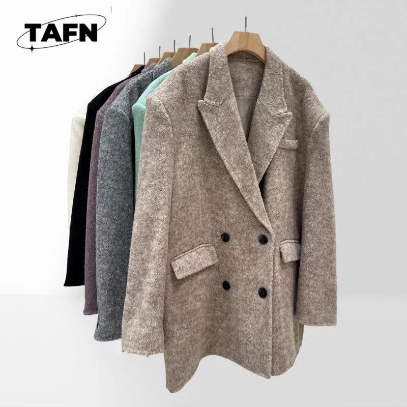 Женская рабочая одежда, пиджак, простой элегантный стиль, женский рабочий пиджак, длинное пальто с карманами, элегантный стиль AK2705
Женская рабочая одежда, пиджак, простой элегантный стиль, женский рабочий пиджак, длинное пальто с карманами, элегантный стиль AK2705