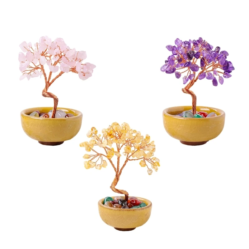 Prosperities Crystal Tree with Natural Stone for Abundances in Business and Life
Prosperities Crystal Tree with Natural Stone for Abundances in Business and Life