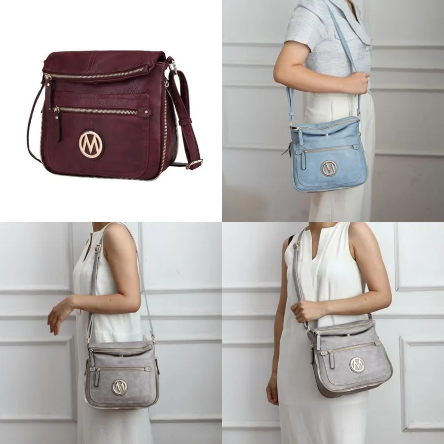 MKF Crossbody Bags for Women Small PU Leather Crossover Lady Fashion Shoulder Handbag Side Messenger Purse
MKF Crossbody Bags for Women Small PU Leather Crossover Lady Fashion Shoulder Handbag Side Messenger Purse