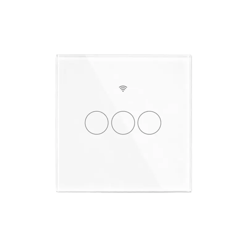 AS95-Tuya Smart Matter Light Switch Wifi EU Standard 3-Way Smart Switch Glass Touch Panel APP Remote Control Voice White
AS95-Tuya Smart Matter Light Switch Wifi EU Standard 3-Way Smart Switch Glass Touch Panel APP Remote Control Voice White