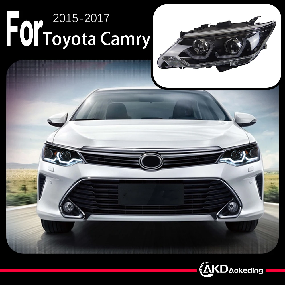 Модель автомобиля AKD для фар Toyota Camry 2015-2017 Camry V55 Светодиодная фара DRL Hid Head Lamp Angel Eye Bi Xenon Аксессуары
Модель автомобиля AKD для фар Toyota Camry 2015-2017 Camry V55 Светодиодная фара DRL Hid Head Lamp Angel Eye Bi Xenon Аксессуары