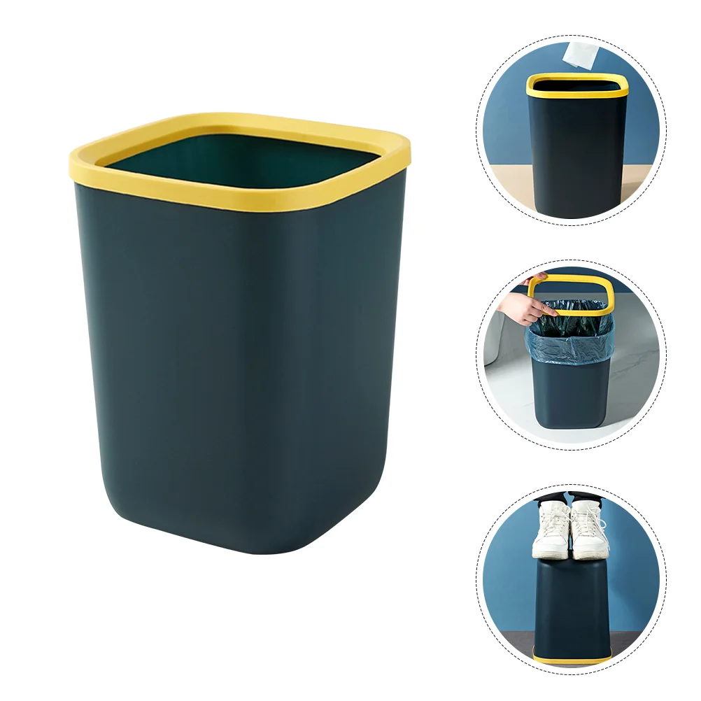 Household Square Trash Can Junk Case Wastebasket Bedroom Trashcan Garbage Bin Plastic Office for Large
Household Square Trash Can Junk Case Wastebasket Bedroom Trashcan Garbage Bin Plastic Office for Large