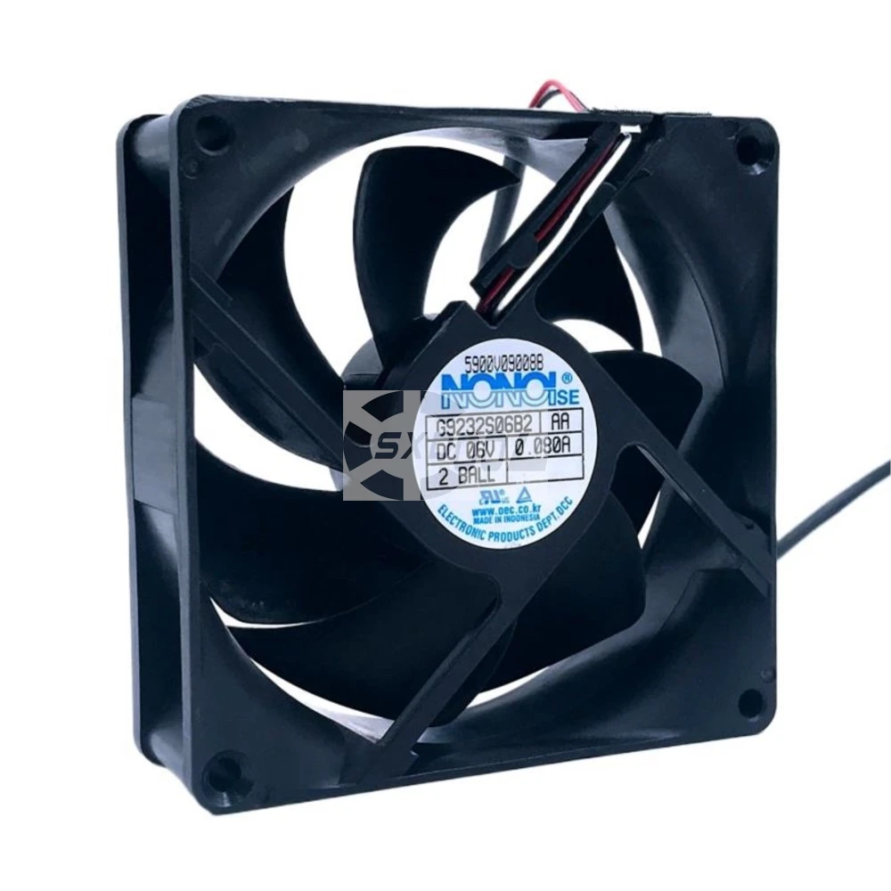 for Nonoise G9232S06B2 92mm 6V 0.08A TV Cooling Fan, Low Noise, Quiet Operation, 5900V09008B
for Nonoise G9232S06B2 92mm 6V 0.08A TV Cooling Fan, Low Noise, Quiet Operation, 5900V09008B