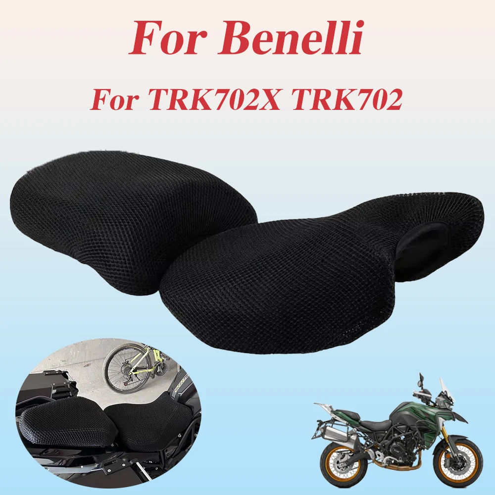 Motorcycle For Benelli TRK702X TRK702 TRK 702 X 702X Mesh Seat Cover Heat Insulation Seat Cushion Cover Protector Accessories 
Motorcycle For Benelli TRK702X TRK702 TRK 702 X 702X Mesh Seat Cover Heat Insulation Seat Cushion Cover Protector Accessories