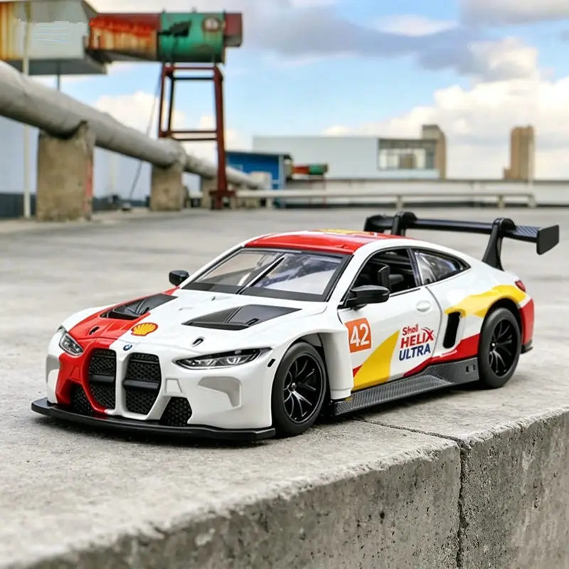 1:24 BMW M4 GT3 Co-brand Version Alloy Sports Car Model Diecast Metal Track Race Car Vehicle Model Sound and Light Kids Toy Gift
1:24 BMW M4 GT3 Co-brand Version Alloy Sports Car Model Diecast Metal Track Race Car Vehicle Model Sound and Light Kids Toy Gift