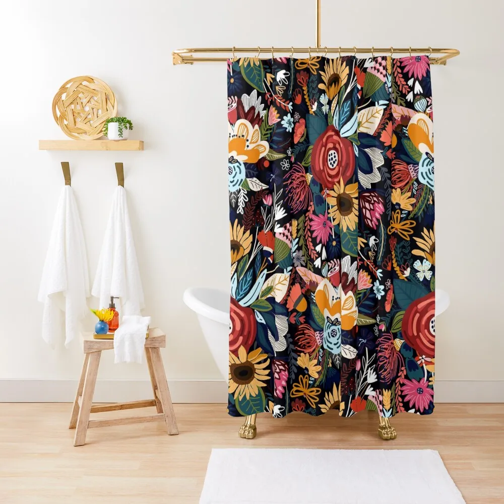 Popping Moody Floral Shower Curtain Waterproof Fabric Bathroom Bathroom Showers Curtain
Popping Moody Floral Shower Curtain Waterproof Fabric Bathroom Bathroom Showers Curtain