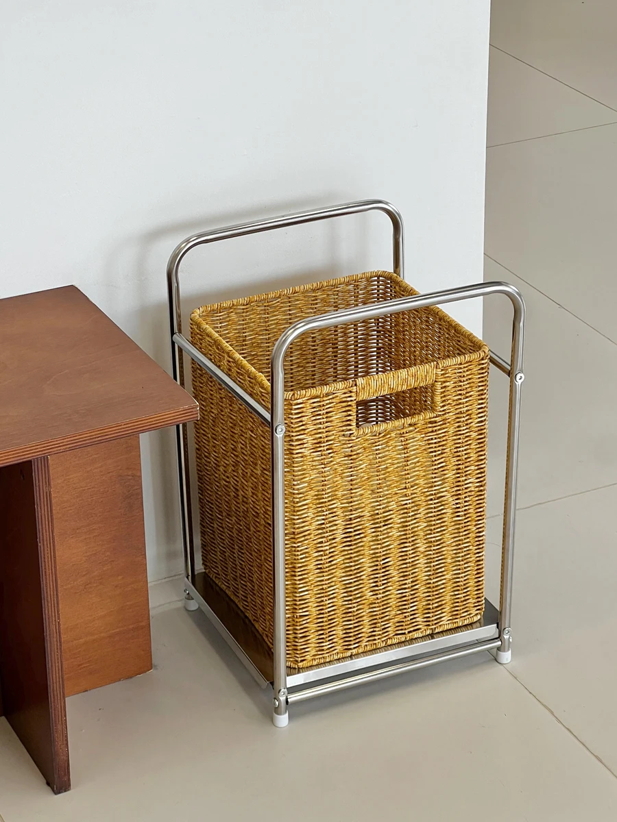 Large capacity imitation rattan weaving storage basket clothes storage basket dirty clothes bucket
Large capacity imitation rattan weaving storage basket clothes storage basket dirty clothes bucket