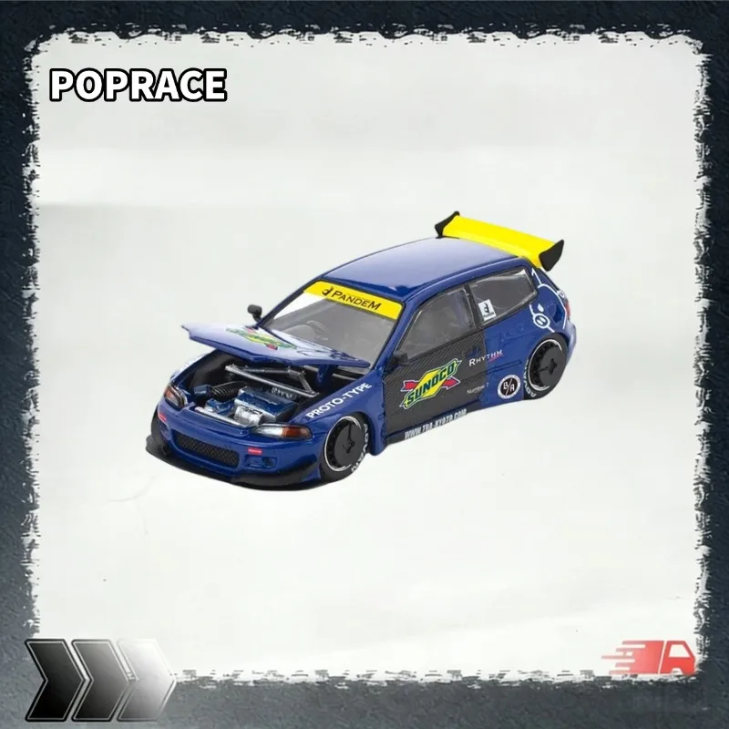 POPRACE 1:64 Honda Civic EG6 Mk5 alloy car model, a gift toy for friends, an adult collection piece or decorative item.
POPRACE 1:64 Honda Civic EG6 Mk5 alloy car model, a gift toy for friends, an adult collection piece or decorative item.