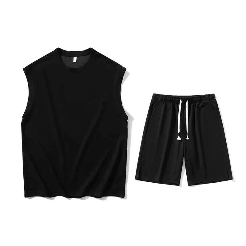 Men's Outdoor Basketball Casual Loose Sleeveless Vest Five Quarter Shorts Set Lightweight and Breathable Quick Drying Sportswear
Men's Outdoor Basketball Casual Loose Sleeveless Vest Five Quarter Shorts Set Lightweight and Breathable Quick Drying Sportswear
