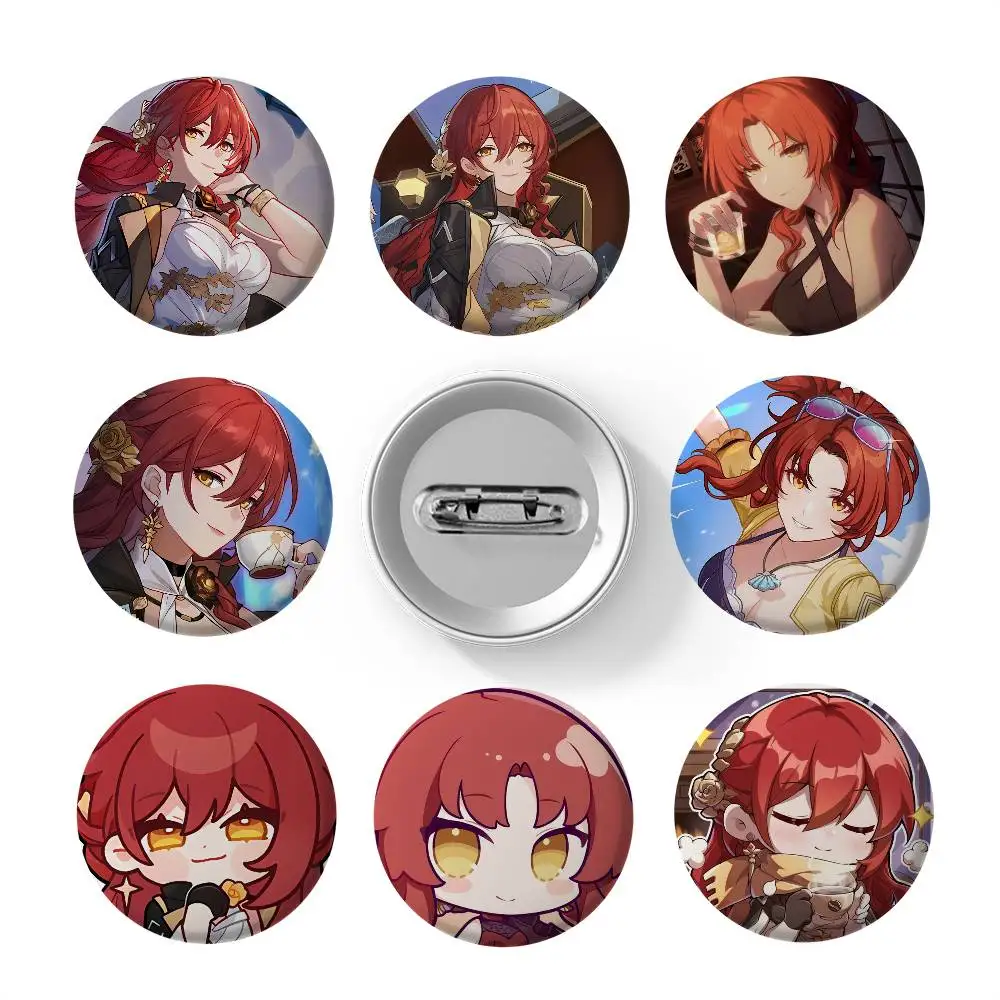 Murata Himeko Honkai Impact Badges Round Exquisite Badge Brooches Creative Pins For Clothes Hat Backpack Gift Accessories
Murata Himeko Honkai Impact Badges Round Exquisite Badge Brooches Creative Pins For Clothes Hat Backpack Gift Accessories
