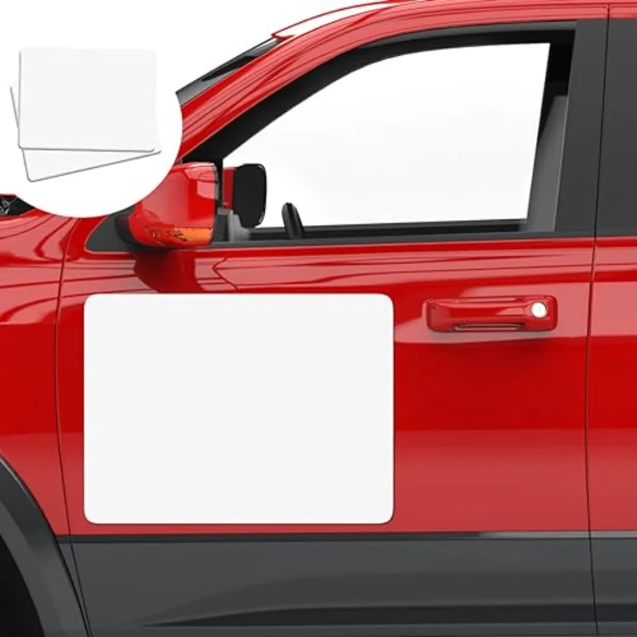 2 Pack Blank Car Door Magnet Sticker, Rounded Corners Magnetic Vehicle Sign, Perfect Magnet for Car to DIY Advertise Business a
2 Pack Blank Car Door Magnet Sticker, Rounded Corners Magnetic Vehicle Sign, Perfect Magnet for Car to DIY Advertise Business a