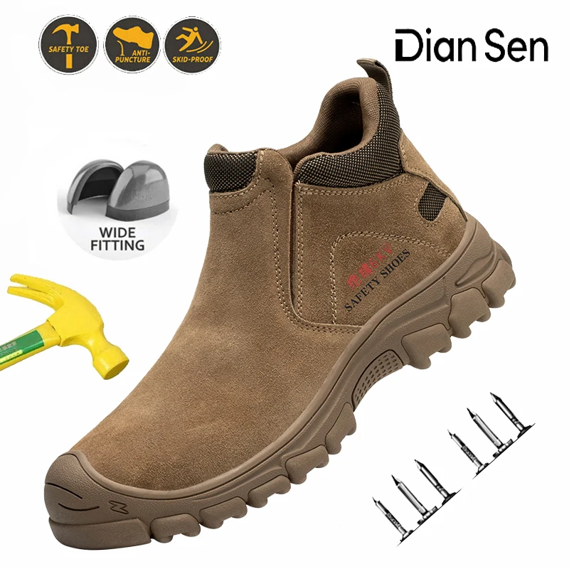 Men's Steel Toe Work Boots for Bikers - Water Resistant Outdoor Safety Shoes with Anti-Smash Protection & All-Terrain Grip
Men's Steel Toe Work Boots for Bikers - Water Resistant Outdoor Safety Shoes with Anti-Smash Protection & All-Terrain Grip