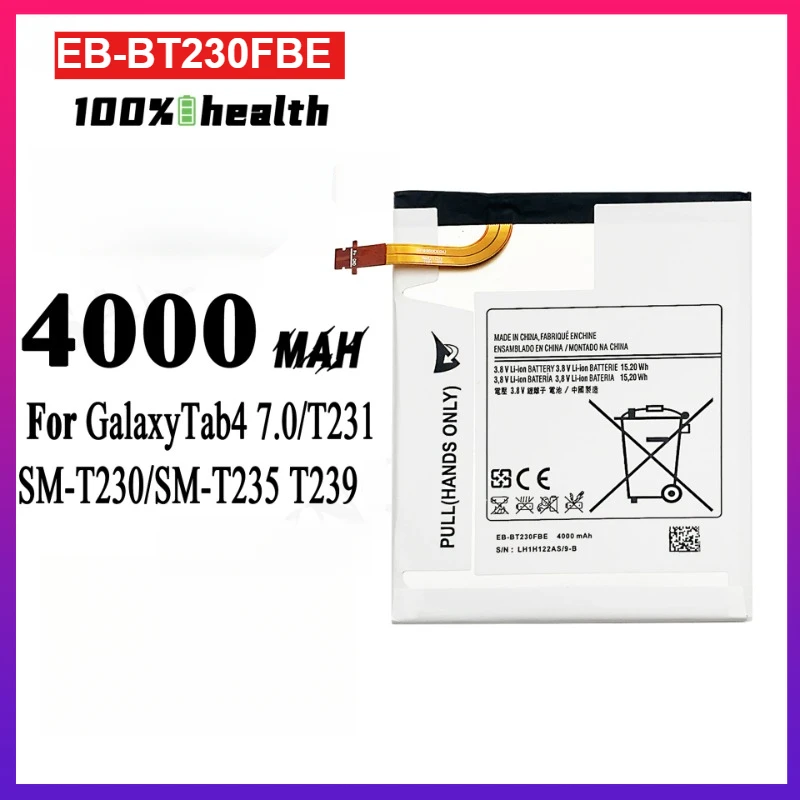 Аккумулятор для планшета EB-BT230FBE емкостью 4000 мАч для Samsung Galaxy Tab 4, Tab4, 7,0 дюйма, T230, T231, T235, SM-T230, SM-T231, SM-T235
Аккумулятор для планшета EB-BT230FBE емкостью 4000 мАч для Samsung Galaxy Tab 4, Tab4, 7,0 дюйма, T230, T231, T235, SM-T230, SM-T231, SM-T235
