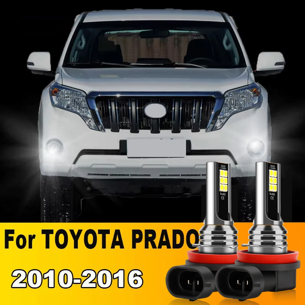 2 шт. светодиодная лампа H8 H11 H16JP Auto 6000K, автомобильные передние противотуманные фары, аксессуары для Toyota Prado 2010 2011 2012 2013 2014 2015 2016
2 шт. светодиодная лампа H8 H11 H16JP Auto 6000K, автомобильные передние противотуманные фары, аксессуары для Toyota Prado 2010 2011 2012 2013 2014 2015 2016