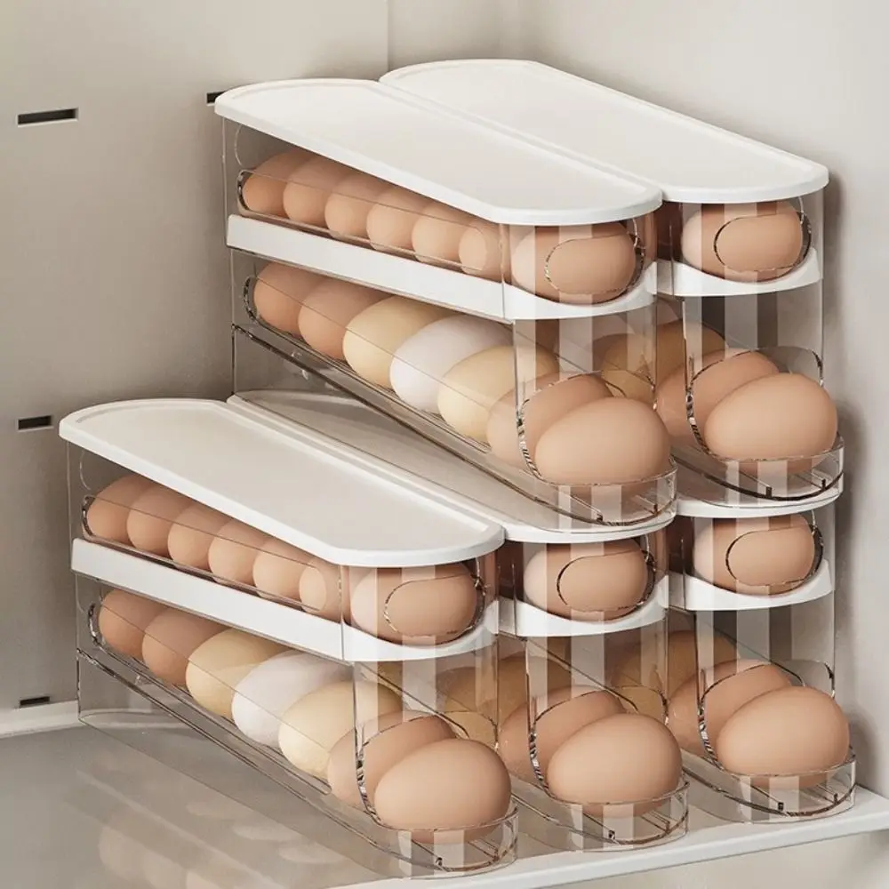 2Pcs Plastic Double-layer Egg Storage Racks Anti-fall Anti Slip Slide Style Egg Storage Box Large Capacity Stackable
2Pcs Plastic Double-layer Egg Storage Racks Anti-fall Anti Slip Slide Style Egg Storage Box Large Capacity Stackable