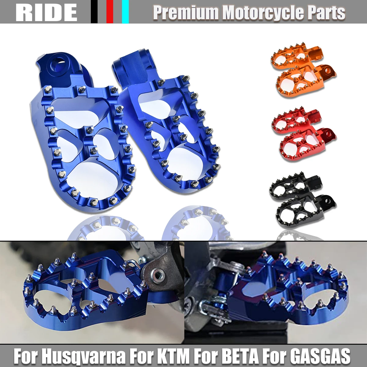 Foot Pegs FootRest Footpegs Rests Pedals For Husqvarna TE 300 FE 250 350 450 501 TC 65 85 14-16 701 Enduro/Supermoto 2016-2023
Foot Pegs FootRest Footpegs Rests Pedals For Husqvarna TE 300 FE 250 350 450 501 TC 65 85 14-16 701 Enduro/Supermoto 2016-2023