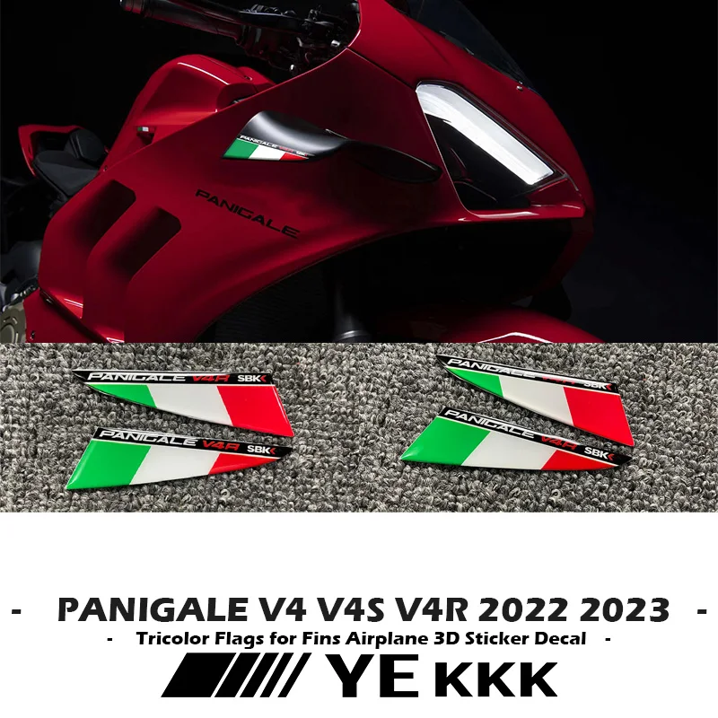 Italian Tricolor Flags for Wings 3D Winglet Flank Sticker Decal For Ducati PANIGALE V4 V4S V4R 2022 2023 SBK New
Italian Tricolor Flags for Wings 3D Winglet Flank Sticker Decal For Ducati PANIGALE V4 V4S V4R 2022 2023 SBK New