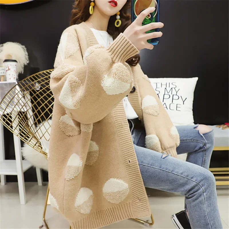 Red Beige Blue Khaki Embroidery Knitted Cardigan Women Sweater Tops Jumper Ladies Mid Length Long Sleeve Knit Jacket Coat Female
Red Beige Blue Khaki Embroidery Knitted Cardigan Women Sweater Tops Jumper Ladies Mid Length Long Sleeve Knit Jacket Coat Female