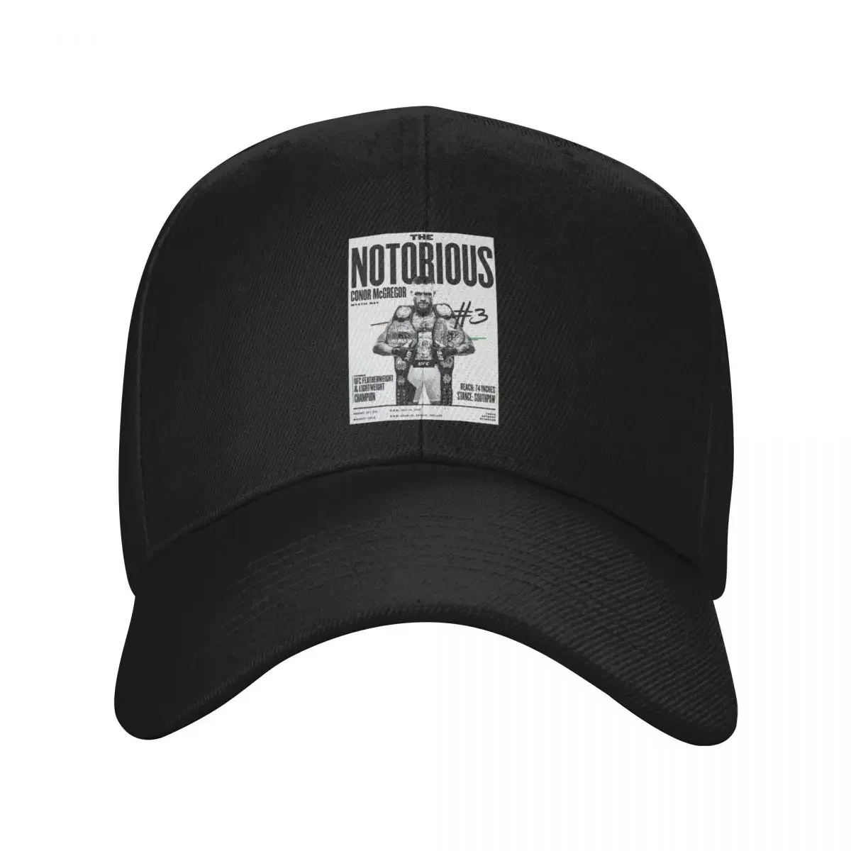 Connor McGregor Basic Baseball Cap Designer Hat Visor Snap Back Hat Women Hats Men's
Connor McGregor Basic Baseball Cap Designer Hat Visor Snap Back Hat Women Hats Men's