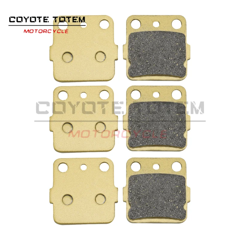 Motorcycle front and rear brake pad sets are used for Honda ATC200, ATC250, TRX300, TRX400 and X9
Motorcycle front and rear brake pad sets are used for Honda ATC200, ATC250, TRX300, TRX400 and X9