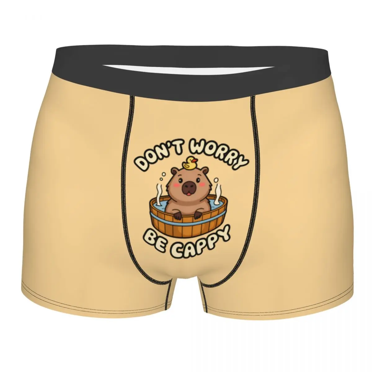 Custom Don't Worry Be Cappy Capybara Boxers Shorts Men Briefs Underwear Fashion Underpants
Custom Don't Worry Be Cappy Capybara Boxers Shorts Men Briefs Underwear Fashion Underpants