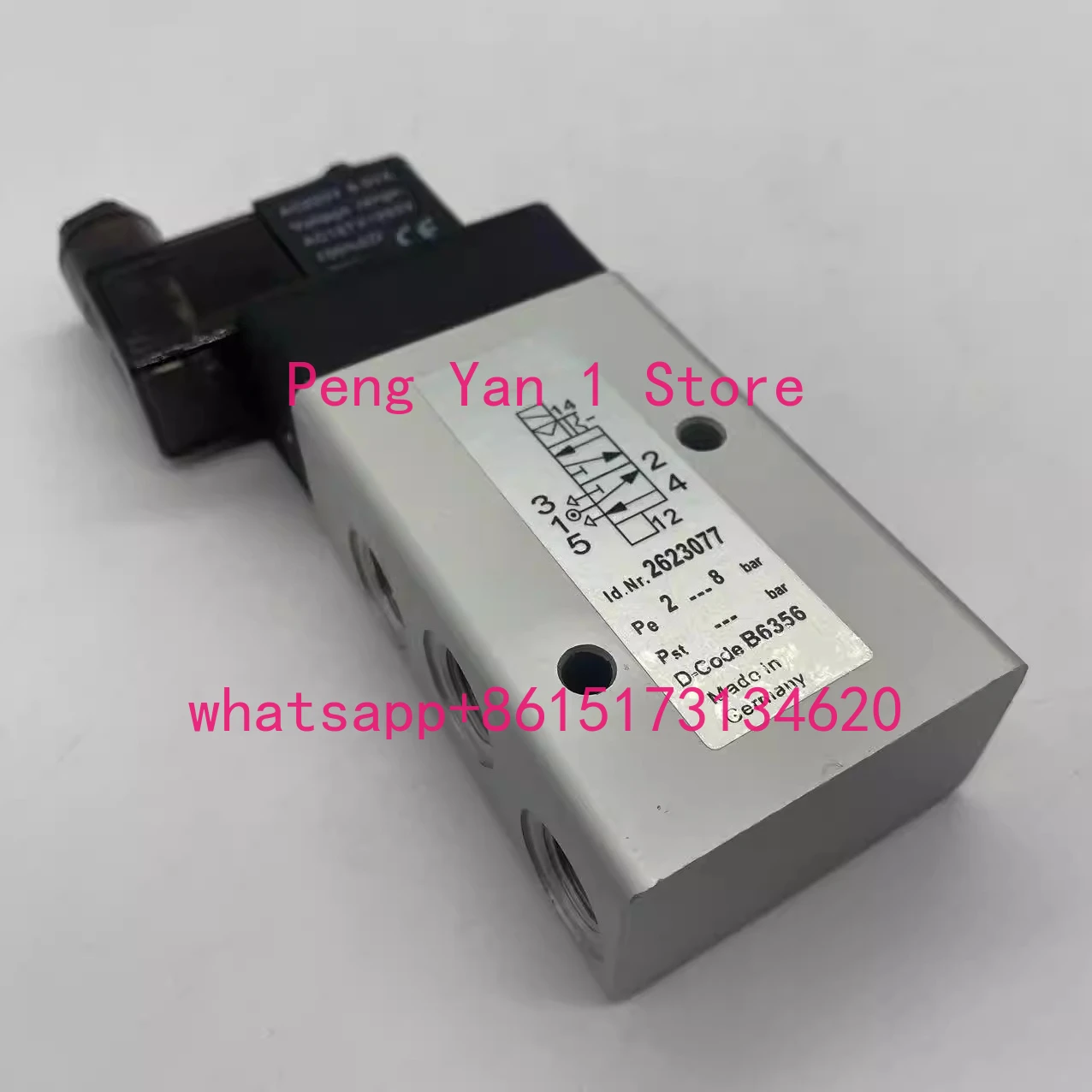Solenoid valve 2623077 two-position five-way reversing valve plate veneer
Solenoid valve 2623077 two-position five-way reversing valve plate veneer