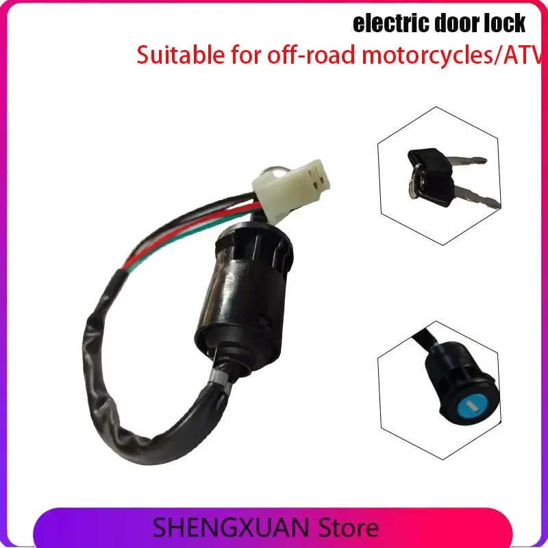 Ignition key with wires and lock suitable for motorcycle beach bike ATV retrofit electric door lock
Ignition key with wires and lock suitable for motorcycle beach bike ATV retrofit electric door lock