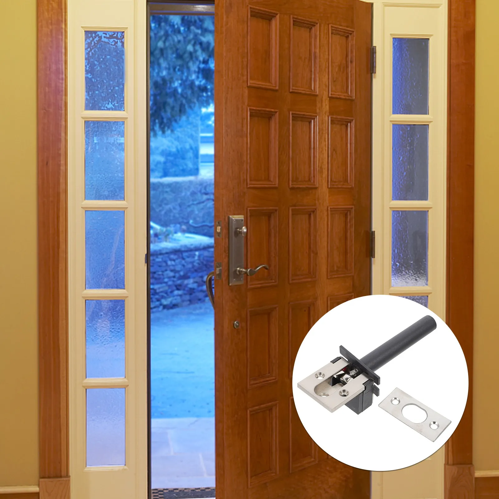 1Set Zinc Alloy Concealed Door Chain Lock Anti-Theft Safety Lock for Interior Exterior Doors Hotels Guesthouses Invisible Chain
1Set Zinc Alloy Concealed Door Chain Lock Anti-Theft Safety Lock for Interior Exterior Doors Hotels Guesthouses Invisible Chain
