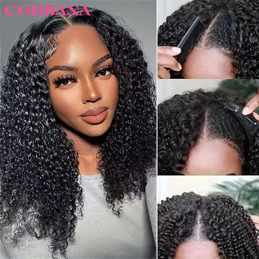 250% Kinky Curly V Part Wig Human Hair No Leave Out Upgrade Deep Wave Curly V Shape Wig No Glue Clip In Half Wig For Women
250% Kinky Curly V Part Wig Human Hair No Leave Out Upgrade Deep Wave Curly V Shape Wig No Glue Clip In Half Wig For Women